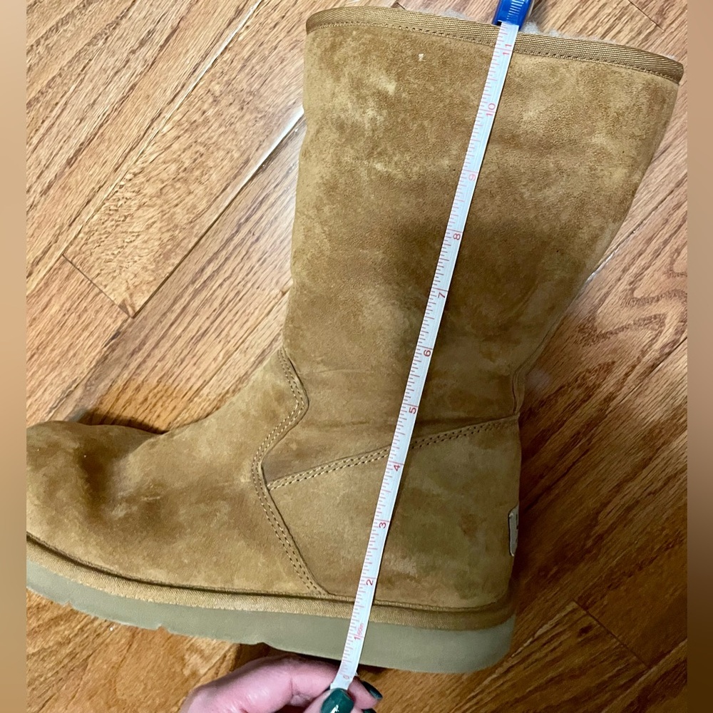 Women’s Tan Hard-Toe Ugg Boots Size 8 - Picture 12 of 12